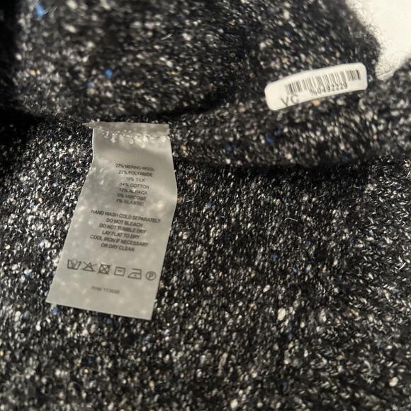 Margaret O'Leary Merino Wool Alpaca Silk Blend Speckled Grey Sweater Size Small - Picture 8 of 8